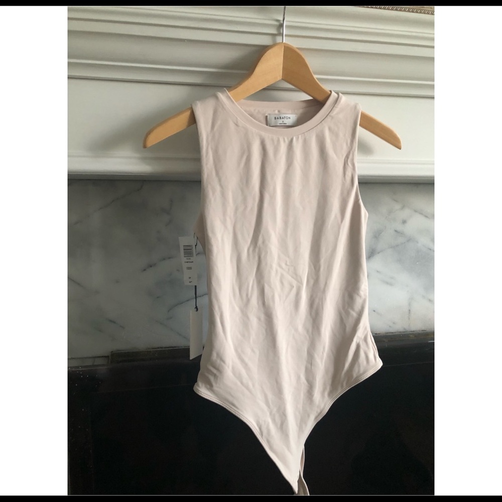 BNWT Babaton Contour Muscle Bodysuit in Denude